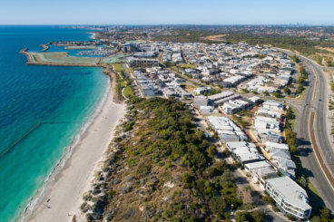Port Coogee Marina drone image