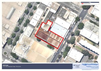 Site Plan 52 Adelaide St Fremantle