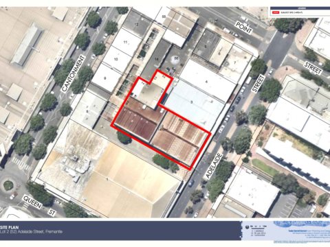 Site Plan 52 Adelaide St Fremantle