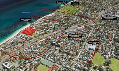 Wearne Cottesloe redevelopment map