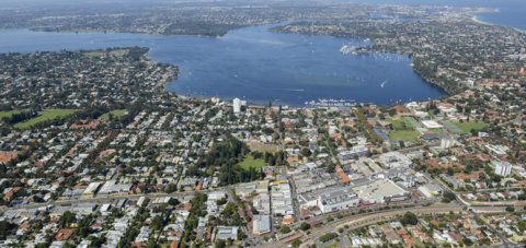 Town of Claremont aerial